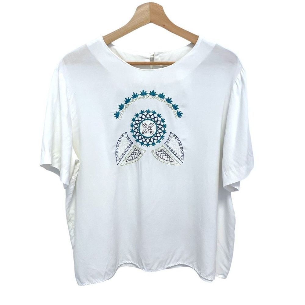 Boho Embroidered Top